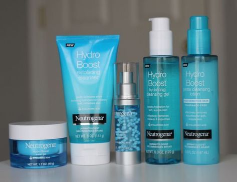 Neutrogena Skin Care, Skincare Routine For Dry Skin, Routine For Dry Skin, Organic Skin Care Brands, Alat Makeup, Hydro Boost, Neutrogena Hydro Boost, Exfoliating Cleanser, Dry Skin Care