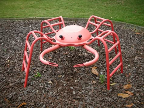 https://flic.kr/p/7wDzsp | Fantasyland - Crab Playground Equipment | Fantasy Land Hastings Cool Playgrounds, Interactive Walls, Children Park, Playground Design, Cartoon World, Playground Equipment, Kids Playground, Art Club, Amusement Park