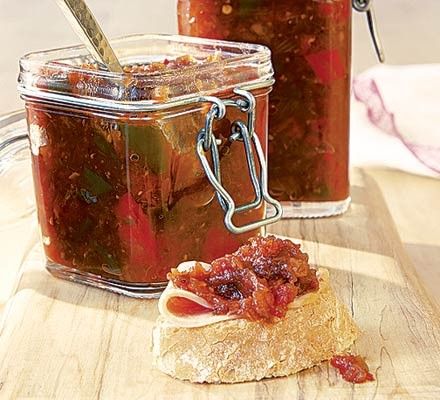 Mary Berry's Christmas chutney recipe - BBC Good Food Chutney Recipes Christmas, Mary Berry Christmas, Christmas Chutney, Mary Berry Recipe, Bacon Jam, Berries Recipes, Mary Berry, Xmas Food, Bbc Good Food Recipes