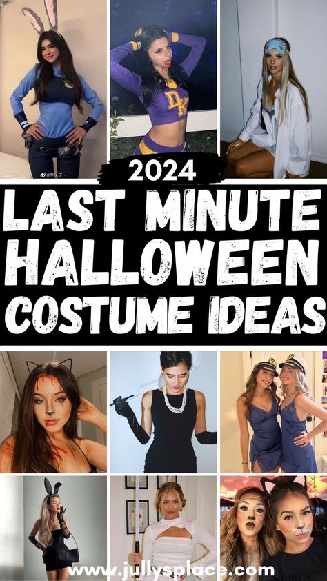 last minute halloween costume ideas, last minute halloween costumes, halloween costume ideas for last minute, halloween costumes 2024, halloween costume ideas, easy halloween costumes Halloween Costumes For Short Brown Hair, Matching Halloween Costumes For 3, Blonde And Brunette Halloween Costumes, Easy Costumes Women, Black Hair Halloween Costumes, Quick N Easy Halloween Costumes, Halloween Costumes For Brunettes, Easy Last Minute Costumes, Easy Halloween Outfit