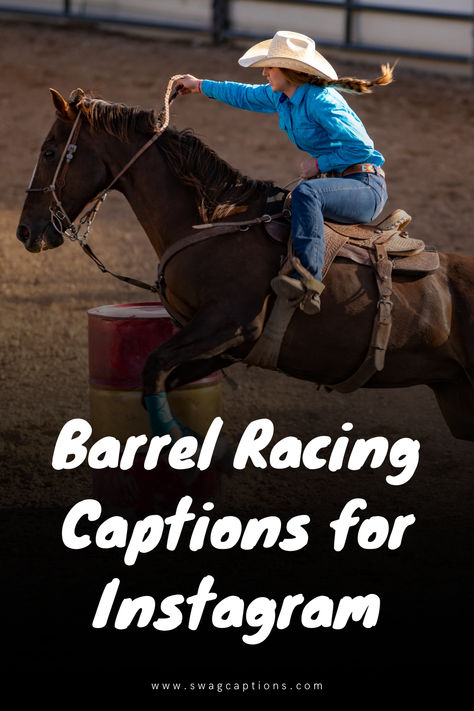 Race Captions Instagram, Rider Captions Instagram, Horse Riding Captions For Instagram, Rodeo Instagram Captions, Equestrian Captions Instagram, Barrel Racing Quotes Motivation, Barrel Racer Quotes, Race Quotes, Barrel Racing Quotes