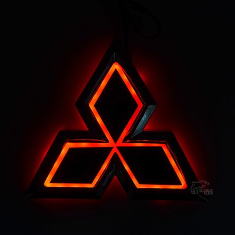 5D Super Bright LED Mitsubishi Emblem Light |CarLEDLogo Energy And Environment, Logo Design Love, Logo Wallpaper Hd, Led Logo, Mitsubishi Cars, Interior Led Lights, Mitsubishi Evo, Pajero Sport, Car Badges