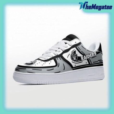 Las Vegas Raiders NFL Air Force 1 Sneaker Trending, Las Vegas Raiders Gear Check more at https://themegatee.com/product/las-vegas-raiders-nfl-air-force-1-sneaker-trending-las-vegas-raiders-gear/ Raiders Gifts, Air Force 1 Shoes, Sneaker Culture, Air Force 1s, Shoes Sport, Nike Fashion Shoes, Sneaker Lovers, Las Vegas Raiders, Style Savvy