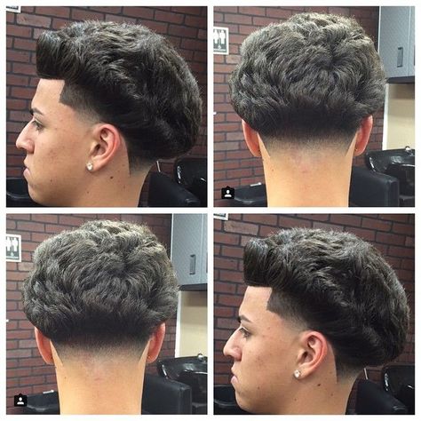 The blowout is back in style  haircut by @stevetrujillo Blowout Hair Men, Low Fade Curly Hair, Fresh Blowout, Taper Haircut, Blowout Haircut, Mandela Tattoo, Beyonce Hair, Curly Hair Fade, Clipper Cut