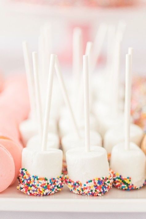 Sprinkles Birthday Party, Unicorn Birthday Party Decorations, Unicorn Themed Birthday Party, Donut Birthday Parties, Sprinkle Party, Rainbow Birthday Party, Donut Party, Birthday Party Food, Birthday Food