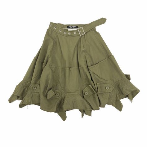 maIgosia on Twitter: "skirts by junya watanabe, c. 2000s https://t.co/Eb71oFJCdJ" / Twitter Gon Outfits, Nature Skirt, Skirt Png, Military Skirts, Utilitarian Aesthetic, Khaki Skirt, Cargo Skirt, Junya Watanabe, Summer Skirts