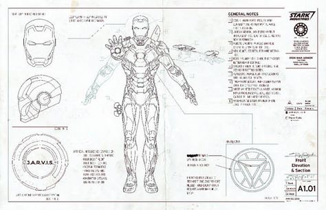 Iron Man Blueprint Marvel Tony Stark Comics Movie Suit Marvel Blueprints, Deco Marvel, How To Make Iron, Marvel Tony Stark, Marvel Wall, Iron Man Art, Iron Man Suit, Blueprint Art, Iron Man Armor