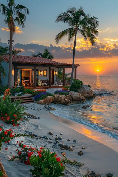 Tropical Beach Houses, Hawaii Life, Dream Beach, Beach Cottage Style, Dream Travel Destinations, Beautiful Landscape Wallpaper, Vacation Places, Tropical Vacation, Beautiful Places To Travel