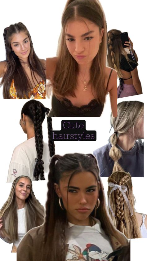 CUTE HAIRSTYLES FOR SCHOOL/… Cute Hairstyle For Picture Day At School, Hairstyle Ideas For Picture Day, Unique School Hairstyles, Hairstyles For School Half Up Half Down, Cute Hairstyles For Medium Hair School, Hair Styles To Do For School, Up Do Hairstyles For School, Hairstyles For School Up, Hair Ideas For School Kids