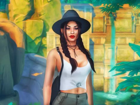 Sims 4 Jungle Adventure Cc Clothes, Sims 4 Selvadorada Cc, Sims 4 Jungle Adventure Cc, Sims 4 Jungle Cc, Sims 4 Jungle Adventure, Jungle Adventure, Adventure Outfit, 3d Lashes, Face Contouring