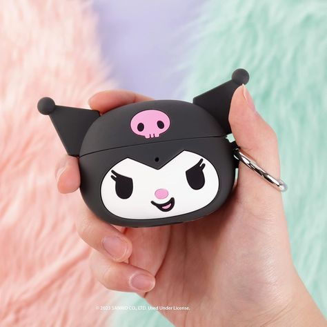 Kuromi Airpods Case, Kuromi Airpods, Airpods 2nd Gen, Kuromi Keychain, Airpods Pro 2 Case, Peach Costume, Anime Picture Hd, Hello Kitty Makeup, Ring Holders