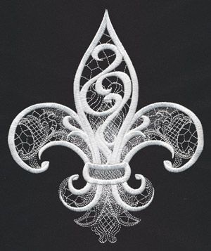 Baroque Fleur de Lis | Urban Threads: Unique and Awesome Embroidery Designs Sox Wallpaper, Fluer De Lis, Louisiana Art, Meaningful Tattoo, Urban Threads, Machine Embroidery Applique, Beautiful Pics, Free Machine Embroidery Designs, Embroidery Library