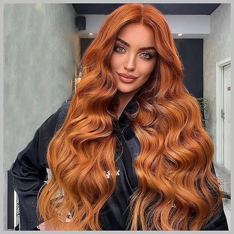 Copper orange hair