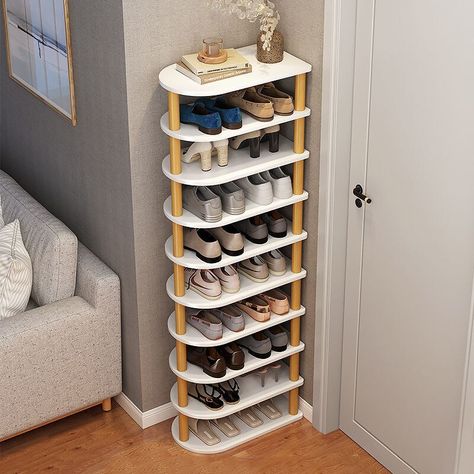 Smarter Shopping, Better Living! Aliexpress.com Corner Shoe Rack, Small Shoe Rack, Wood Shoe Rack, Shoe Cabinets, Wood Shoe, Shoe Shelves, Shoe Rack Organization, Wood Shoes, Shoe Racks