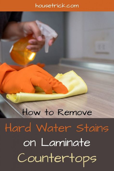 How to Remove Hard Water Stains on Laminate Countertops December To Do List, Window Seating Kitchen, Cheap Countertop, Bay Window Seating Kitchen, Clean Laminate Countertops, Hydrogen Peroxide Cleaning, Baking Soda Cleaning Hacks, Countertop Redo, Borax Cleaning