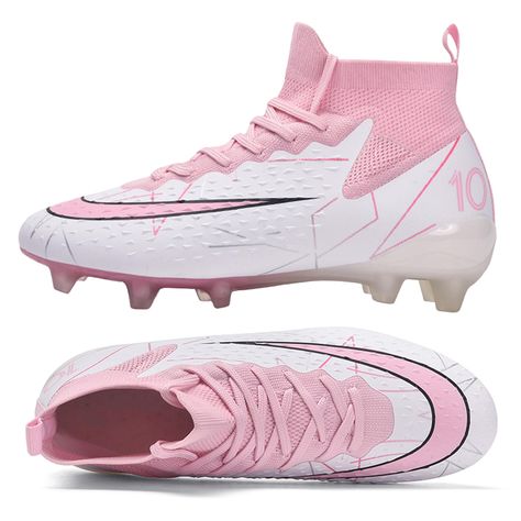 Adidas Cleats Soccer, Foot Ball Boots, Hot Pink Soccer Cleats, Cute Cleats Soccer, Soccer Cleats Aesthetic, Cute Soccer Cleats, Soccer Fits, Soccer Fit, Track Cleats