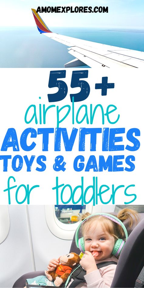 Travel Activities For Preschoolers, Airplane Activities For Toddlers, Airplane Games For Kids, Plane Activities, Flying With A Toddler, Airplane Games, Airplane Activities, Best Airplane, On An Airplane