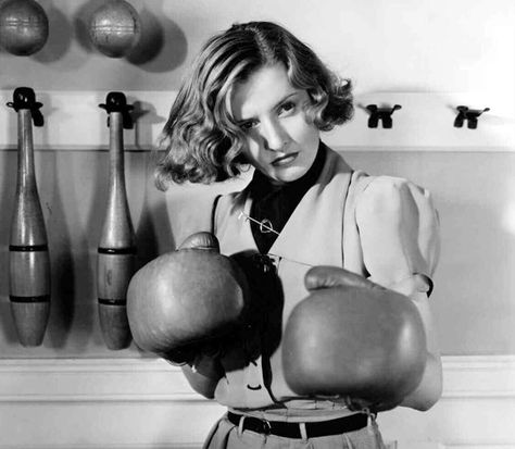 Top 10 Most Sexually Prolific Lesbians and Bisexuals Of Old Hollywood | Autostraddle Retro Gym, Emily B, Lulu Frost, Barbara Stanwyck, Old Hollywood Stars, Boxing Gloves, Cultura Pop, Hollywood Stars, Old Hollywood