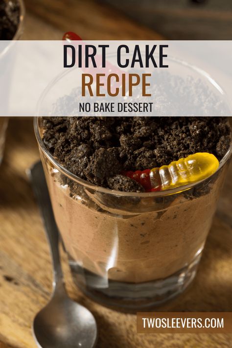 Dirt Cake Recipe | Easy Dirt Pudding Dirt Cake Recipe Easy, Pudding Dirt Cake, Easy Dirt Pudding, Dirt Dessert Recipe, Dirt Cake Recipe, Dirt Cake Recipes, Dirt Pudding, Cake Recipe Easy, Dirt Cake