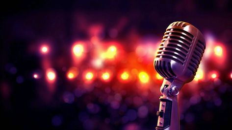 Mic Background, Singing Wallpaper, Positive Music, Music Singing, Open Mic Night, Disco Fever, Music Pictures, Music Images, Music Promotion