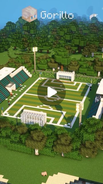 Minecraft Tennis Court, Minecraft Football Field, Minecraft Soccer Field, Minecraft Football Stadium, Minecraft Stadium, Minecraft Soccer Stadium, Soccer Stadium, Football Stadium, Minecraft Tutorial