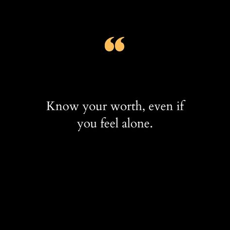 In the journey of life, there are moments when we feel isolated, like we're walking a solitary path. But it's in these times of solitude that we must remember our true value. Knowing your worth isn't about validation from others; it's about recognizing your own unique qualities and the inherent strength you possess. Even when it feels like the world is silent and you’re standing alone, your worth remains unchanged and undeniable. Embrace the quiet moments, for they offer a chance to reconnect... Know Your Value Quotes, Validation Quotes, Validation From Others, Value Yourself, Reconnect With Yourself, Value Quotes, Journey Of Life, Your Value, True Value