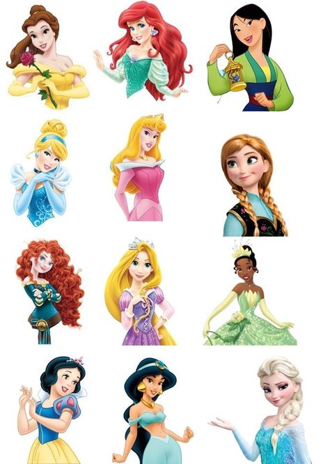 Disney Princess Printables Free Prints, Disney Princess Cupcake Toppers, Princess Topper, Disney Princess Printables, Disney Princess Cake Topper, Disney Princess Birthday Cakes, Disney Princess Cupcakes, Disney Princess Theme, Cupcake Toppers Free