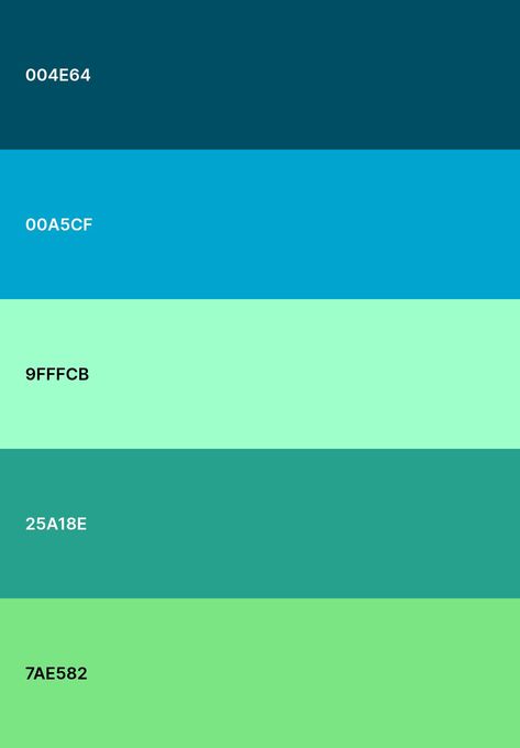 Sea Blue And Green Color Palette, Green Color Combo, Wedding Colors Red, Pastel Colour Palette, Green Colour Palette, Color Codes, Color Palette Design, Paint Colours, Color Collection