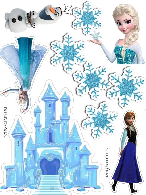 Frozen 7C4 Elsa Anna Cake Topper, Frozen Elsa Doll Cake, Frozen Elsa Cake Topper, Elsa Doll Cake, Elsa Birthday Cake, Frozen Cupcake Toppers, Frozen Fever Party, Elsa Cake Toppers, Frozen Elsa Doll