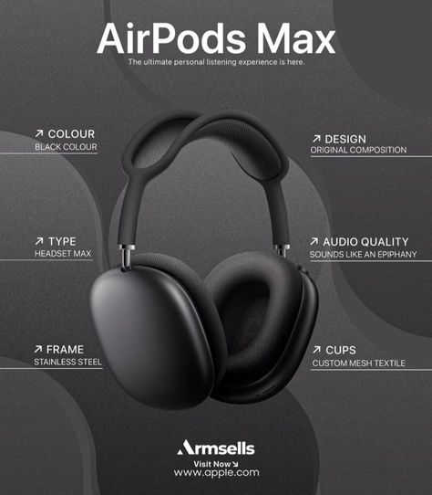 "Step into a world of immersive sound with AirPods Max P9 – redefining luxury audio with every note. Unmatched comfort, exceptional clarity, and noise cancellation like never before. 🎧 #AirPodsMaxP9 #PremiumSound #ElevateYourAudio" Gadget Poster Design, Product Posters, Wasim Akram, Media Poster Design, Social Media Poster Design, Social Media Posters, Design For Social Media, Media Poster, Current Design Trends