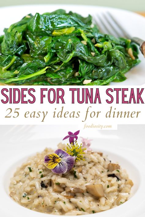 Seared Ahi Tuna Dinner Ideas, Fresh Tuna Steak Salad Recipe, Sides With Ahi Tuna, Easy Ahi Tuna Recipe, Italian Tuna Steak Recipes, Ahi Tuna Steak Dinner Ideas, Ahi Tuna Meal Ideas, Mediterranean Diet Tuna Steak Recipes, Tuna Steak Healthy Recipes