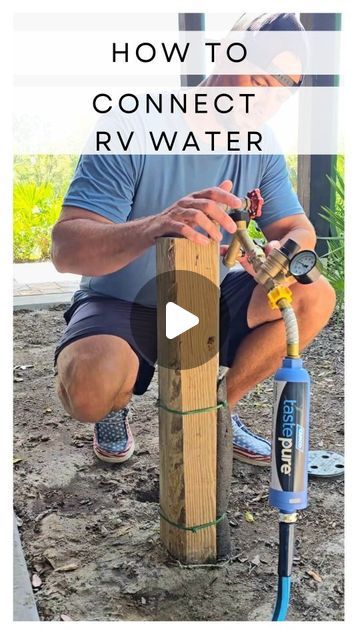 Kestra & James | Travel Family | RV Tips | Content Creators on Instagram: "After almost 3 years on the road traveling full time, this is the best process we’ve found for hooking up our water at a campsite. 

Here’s a few details about why we do it this way.

1️⃣ Testing the spigot before setting up can save you a lot of time if there is an issue

2️⃣ Water pressure can vary and we set our regulator to 50 PSI to protect our RV plumbing connections. We stayed at one campground where the pressure was over 90 PSI

3️⃣ Use a water filter. We use both an inline water filter and a triple stage water filter in our trailer. These help reduce heavy metals, lead, chlorine and odors. As well as controlling mold and bacteria growth.

4️⃣ Using a drinking water safe hose ensures you have the cleanest wa Camper Upgrades, Rv Plumbing, Rv Water Filter, Camper Trailer Remodel, Trailer Diy, Rv Repair, Rv Water, Rv Tips, Tent Trailer