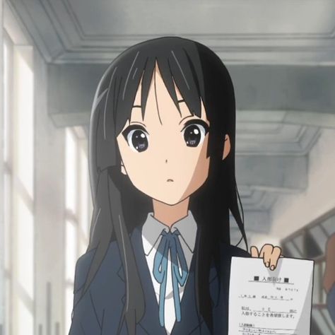 Mio Akiyama, K On, Ideas Style, Anime Character, Home Ideas, Style Inspiration, Anime, Black