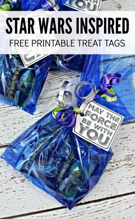 Diy Kids Party Favors, Star Wars Favors, Star Wars Party Favors, Stickers Fruit, Disfraz Star Wars, Star Wars Printables, Diy Kids Party, Easy Party Favor, Star Wars Stickers