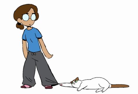 Animatics Animation, Simple Animation Ideas, Easy Animation, Me And My Cat, Animation Drawing Sketches, Walking Animation, 2d Character Animation, Blue Drawings, Animation Storyboard