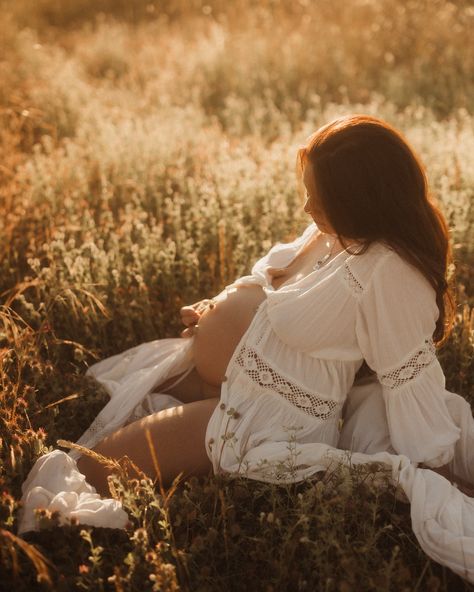 Embracing the sun and all its golden goodness. #humboldtcountymaternityphotographer#norcalmaternityphotographer#maternity#motherhood#sheshavingababy Sun Flower Maternity Shoot, Feminine Maternity Shoot, Mom Only Maternity Pictures, Pregnant Gardening, Maternity Solo Poses, Maternity Field Pictures, Sunrise Maternity Pictures, Maternity Prompts, Maternity Photography Creative