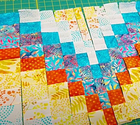 Scrappy Quilt - Free Quilt Pattern - Quilt With Squares Donna Jordan Free Quilt Patterns, Jordan Fabrics Tutorials, Free Bargello Quilt Patterns, Charity Sewing, Bargello Quilt Patterns, Jordan Fabrics, Bargello Quilt, Bargello Patterns, Bargello Quilts