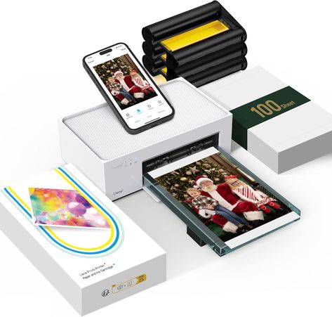 #ad Phone Printer, Picture Printer, Portable Photo Printer, Thank You Gift For Parents, Instant Photo, Portable Printer, 4x6 Prints, Instant Photos, 4x6 Photo