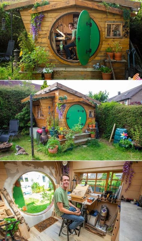 Casa Hobbit, House Simple, Hobbit House, Have Inspiration, House Landscape, Kitchen Remodeling Projects, House Goals, Tiny House Design, Landscape Ideas