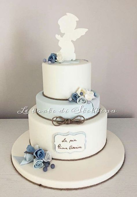 Cake Baptism, Christian Cakes, Boy Communion Cake, Baptism Cake Boy, Comunion Cake, Boy First Communion, Baptism Cupcakes, Christening Cake Boy, Cake Paris