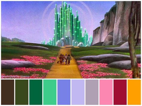 @colorpalette.cinema shared a photo on Instagram: “: "The Wizard of Oz" (1939). •Directed by Victor Fleming •Cinematography: Harold Rosson •Art Director: Cedric Gibbons •Costume Design:…” • Jun 21, 2020 at 3:00pm UTC Primary Colors Aesthetic, Cedric Gibbons, Cinema Palettes, Wizard Of Oz Color, Wizard Of Oz Decor, Movie Color Palette, Wizard Of Oz 1939, Colors Aesthetic, Digital Graphic Design