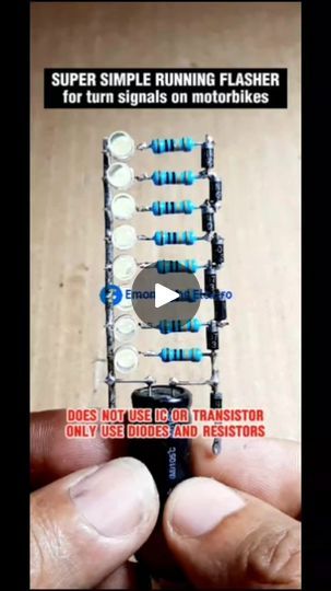 Electronic Circuit Design, Number Nine, Simple Circuit, Electronic Circuit, Circuit Design, Electronics Circuit, Diode, Turn Signal, Super Simple