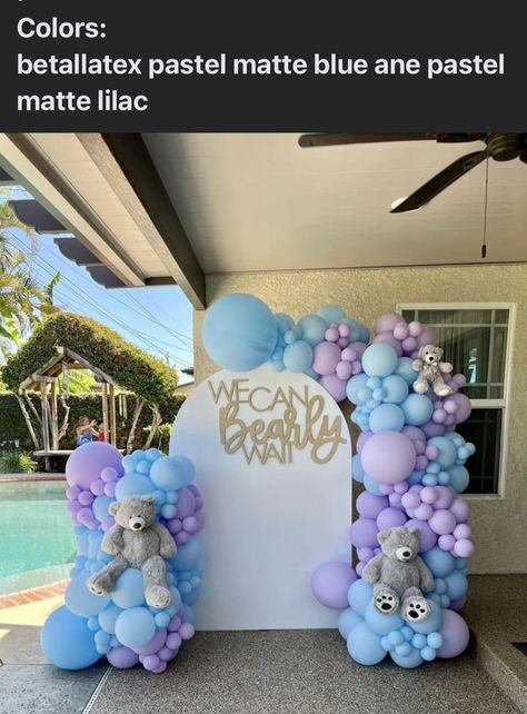 Blue And Purple Gender Reveal Ideas, Gender Reveal Purple And Blue, Lavender Gender Reveal, Purple Gender Reveal Ideas, Purple And Blue Gender Reveal Ideas, Gender Reveal Ideas For Party Theme Spring, Purple Gender Reveal, Baby Shower Ideas Themes, Purple Baby Shower Theme