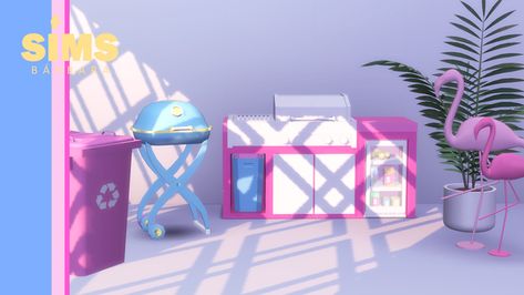 Sims Barbie, Desert Luxe, Furniture Cc, Sims Inspiration, Sims 4 Challenges, Custom Cast, Barbie Halloween, Barbie Room, Tumblr Sims 4