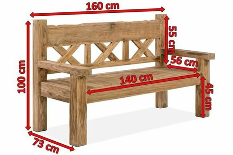 Garden Furniture Design, Diy Bench Outdoor, Outdoor Furniture Plans, Diy Wooden Projects, Diy Garden Furniture, Tables Diy, Pallet Furniture Outdoor, Diy Chair, Diy Wood Projects Furniture