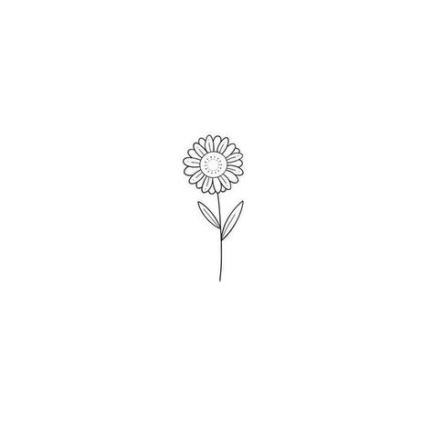 Sunflower Tattoo Stencil Simple, Small Outline Tattoos For Women, Sunflower Line Drawing Simple, Ankle Sunflower Tattoo, Sunflower Tattoo Matching, Sunflower Minimalist Tattoo, Sunflower Tattoo Design For Women, Simple Sunflower Tattoo Outline, Sunflower Outline Tattoo