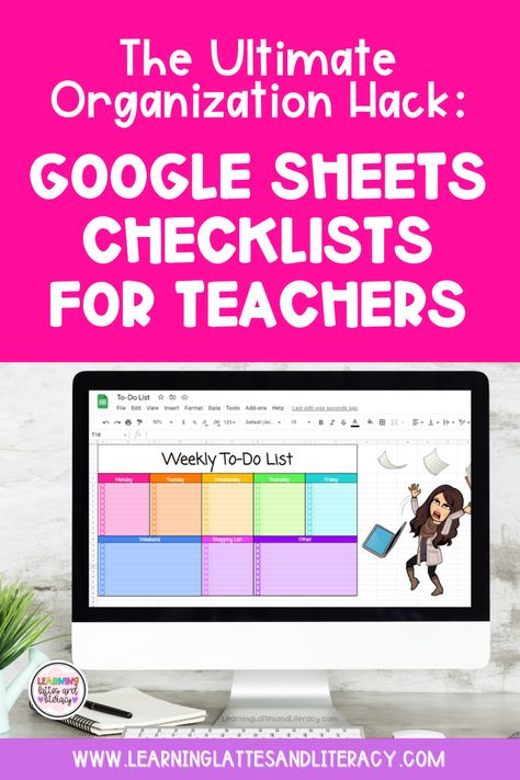 how to use google sheets checklists for teachers Paper Mountains, Google Sheets Templates, School Organisation, Right To Education, Math Assessment, Use Less, Teaching Career, Instructional Coaching, School Technology