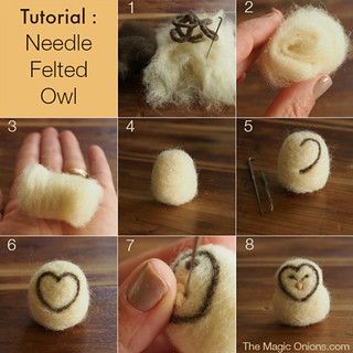 DIY: Needle Felted Owl | Blogged @ www.myowlbarn.com | Flickr Owl Diy, Felted Owl, Owl Tutorial, Needle Felted Owl, Diy Gifts To Make, Crafty Hobbies, Needle Felting Tutorial, Needle Felting Diy, Felt Owls