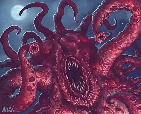 Coc Characters, Lovecraftian Art, Lovecraft Mythos, Matt Dixon, Lovecraft Monsters, Tentacle Art, Call Of Cthulhu Rpg, Lovecraftian Horror, Hp Lovecraft