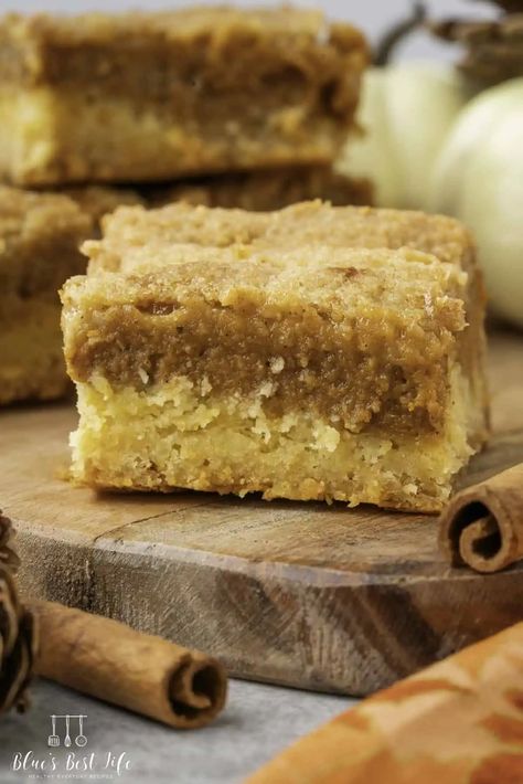 Yellow Cake Mix Pumpkin Bars, Pumpkin Pie Dessert Squares, Easy Cake Mix Pumpkin Bars, Pumpkin Pie Bars With Cake Mix Crust, Pumpkin Cookie Bars Recipe, Pumpkin Squares Recipe Yellow Cakes, Pumpkin Bars With Cake Mix Easy, Pumpkin Dessert With Yellow Cake, Cake Mix Pumpkin Bars